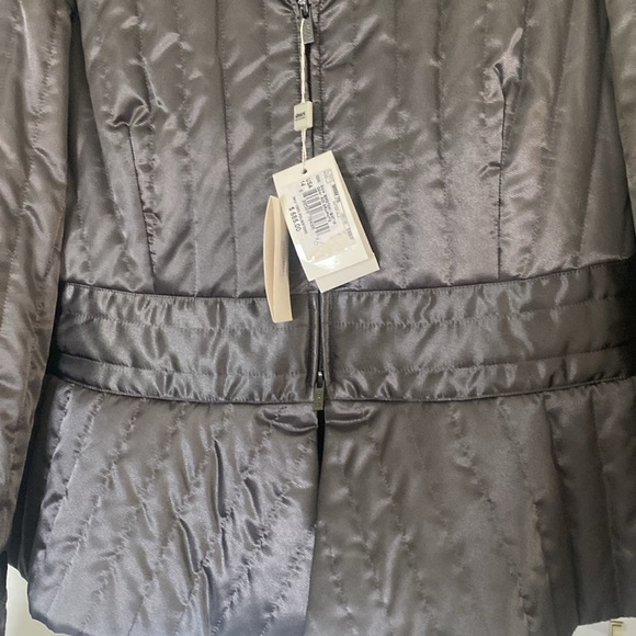 Giorgio Armani Shimmering Double Stand Up Collar Zip Jacket New With Tags - Picture 5 of 16